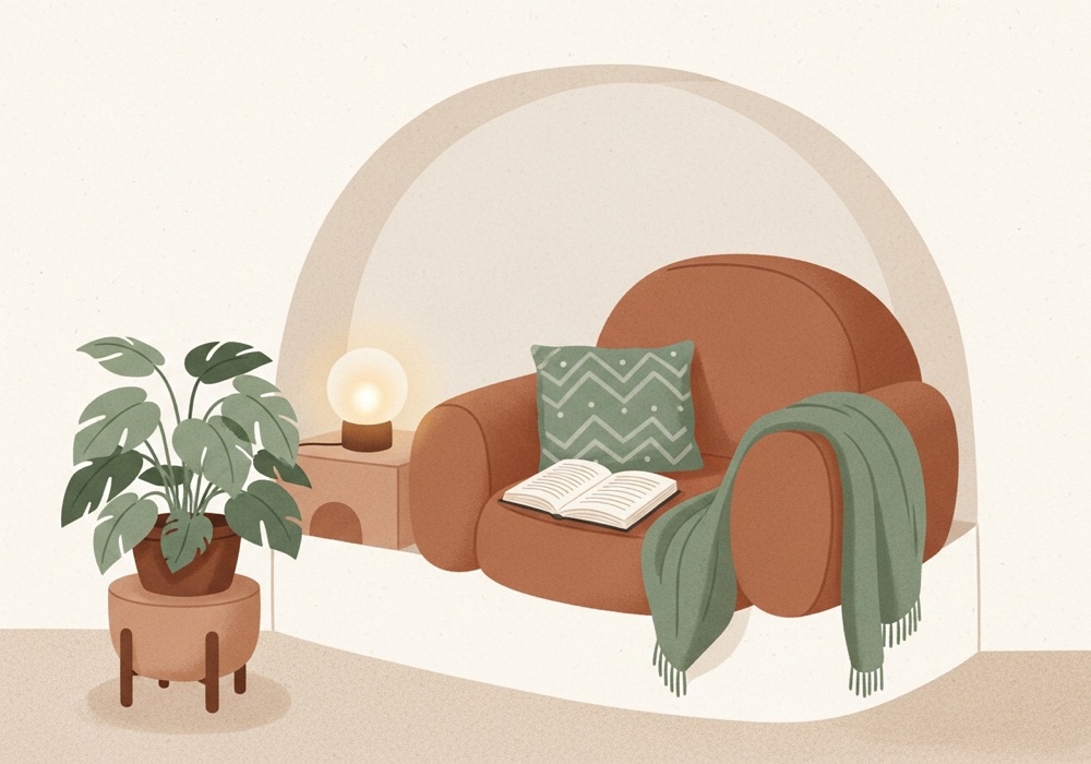 A cosy, safe corner of the home