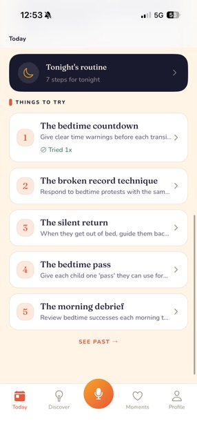 The Attune app, personalised to your child