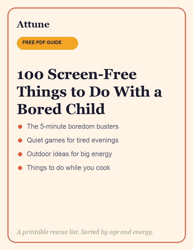 100 Screen-Free Things to Do With a Bored Child